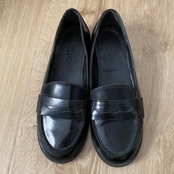Zara Other - Zara Girls Leather Loafers Size 35/Size 3